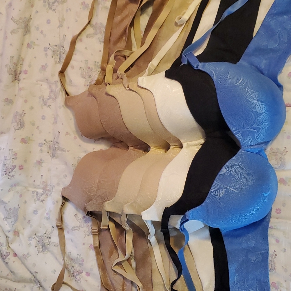 Lot of 8 Bali bras 38C